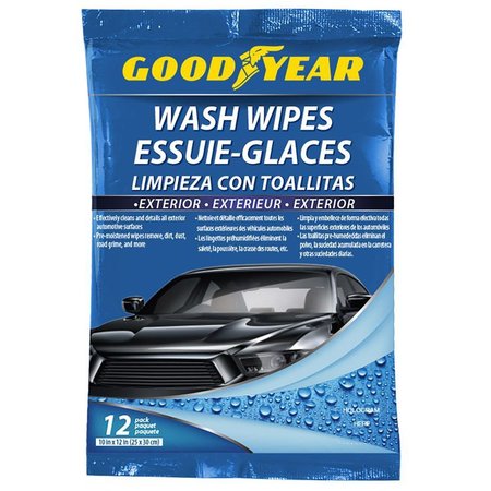 GOODYEAR EXTERIOR WASH WIPES  12PK GY3253